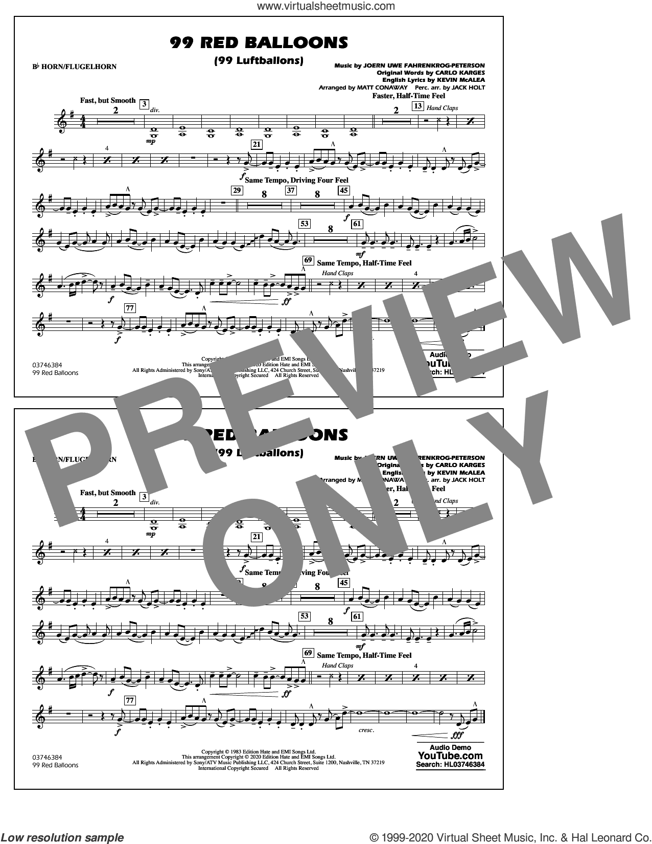 99 Red Balloons (arr. Holt and Conaway)