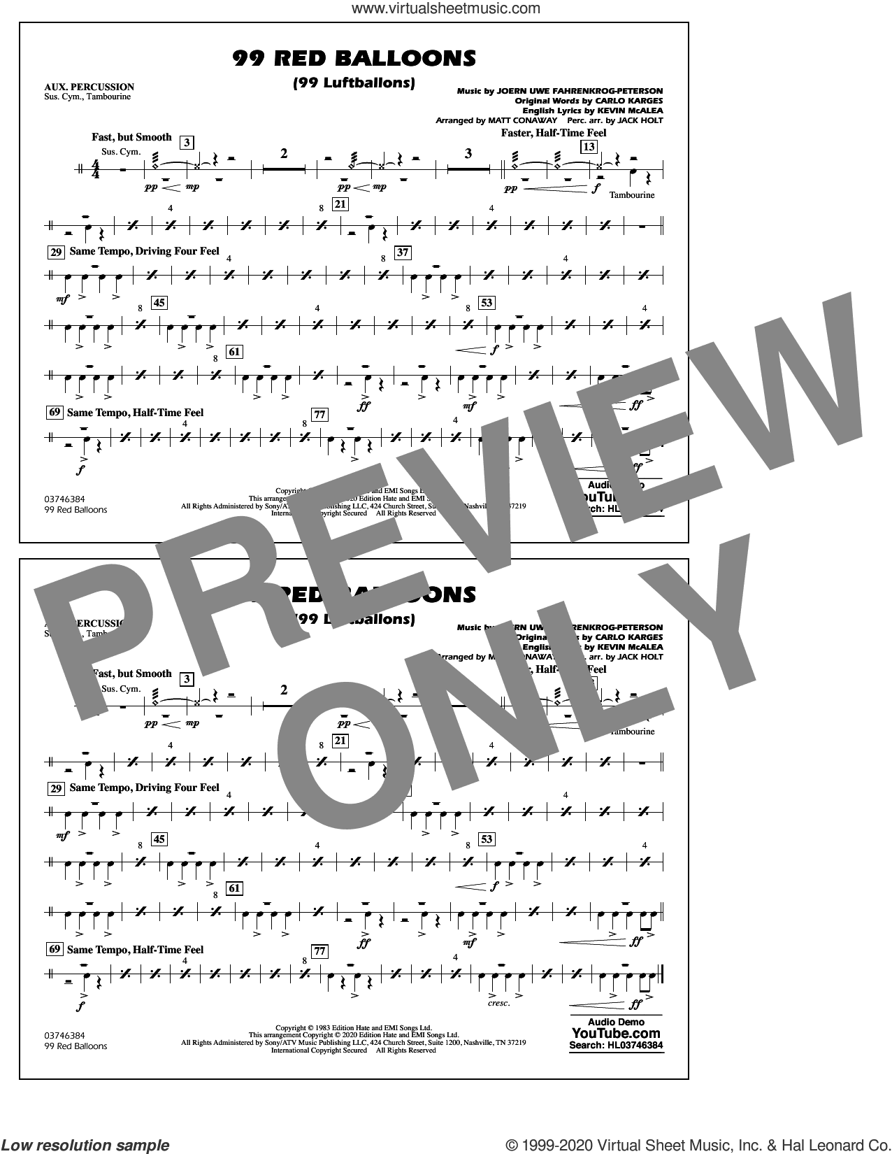 99 Red Balloons (arr. Holt and Conaway)