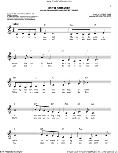 Isn't It Romantic? (arr. Scott Houston)