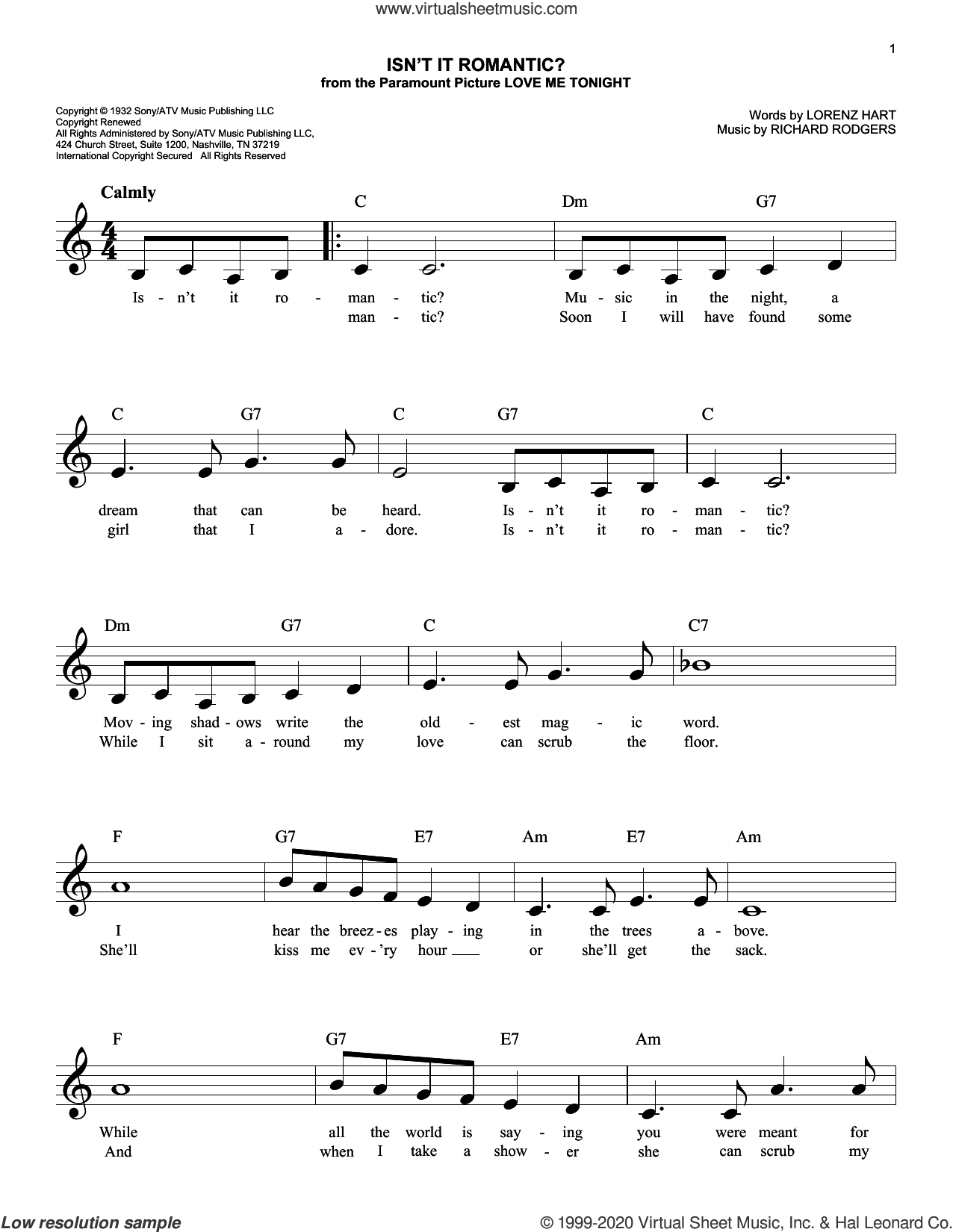 Isn't It Romantic? (arr. Scott Houston)