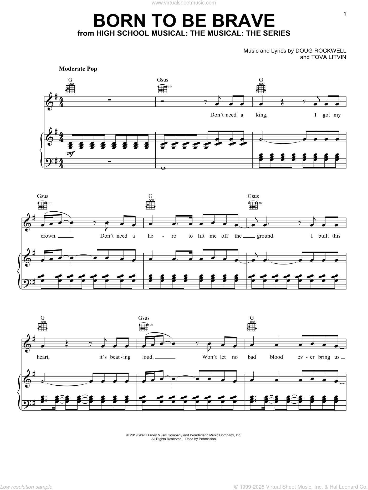 Born To Be Brave (from High School Musical: The Musical: The Series)