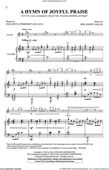 A Hymn Of Joyful Praise