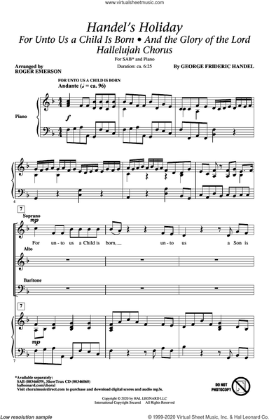 Handel's Holiday (arr. Roger Emerson)