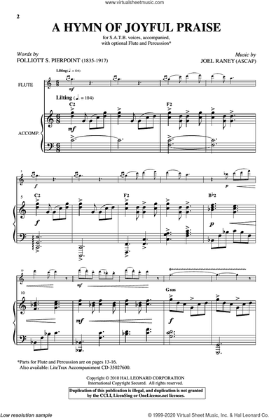 A Hymn Of Joyful Praise