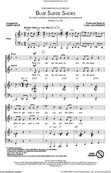 Blue Suede Shoes (arr. Kirby Shaw)
