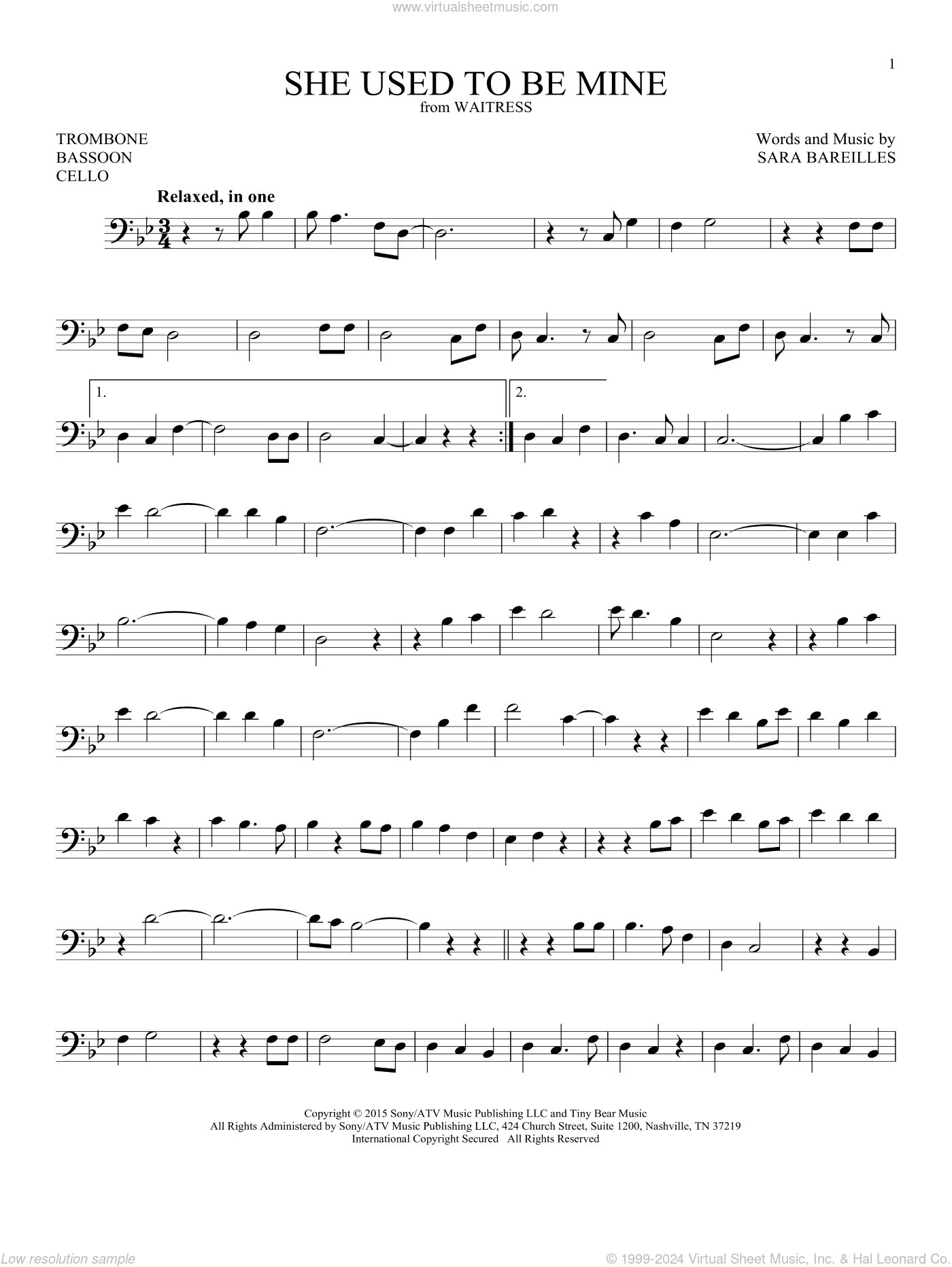 She Used To Be Mine (from Waitress)