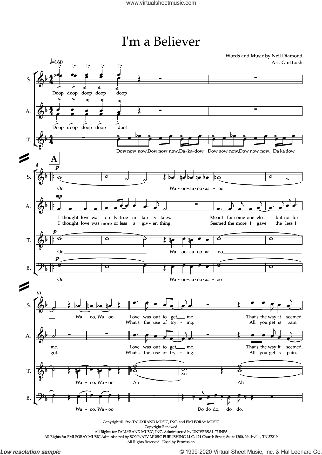 I'm A Believer (arr. Sam Burns)