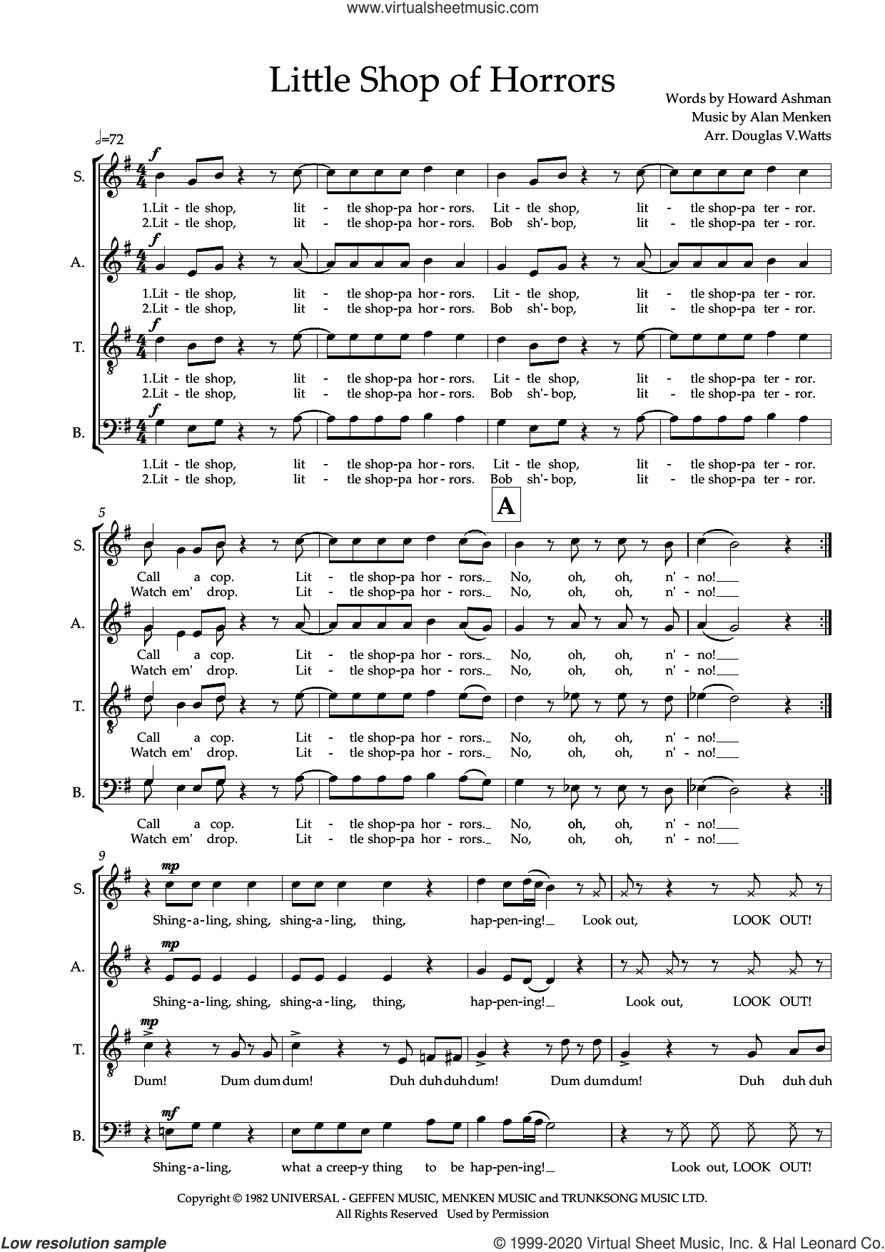 Little Shop Of Horrors (arr. Doug Watts)