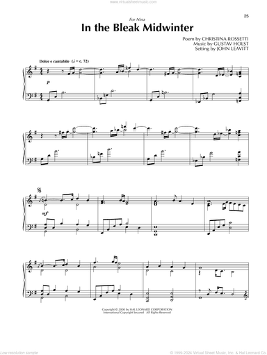 In The Bleak Midwinter (arr. John Leavitt)