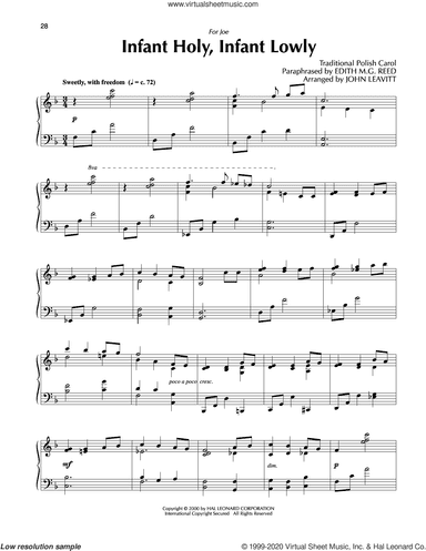 Infant Holy, Infant Lowly (arr. John Leavitt)