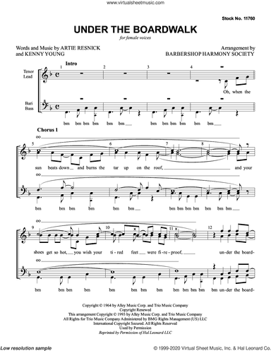 Under The Boardwalk (arr. SPEBSQSA, Inc.)