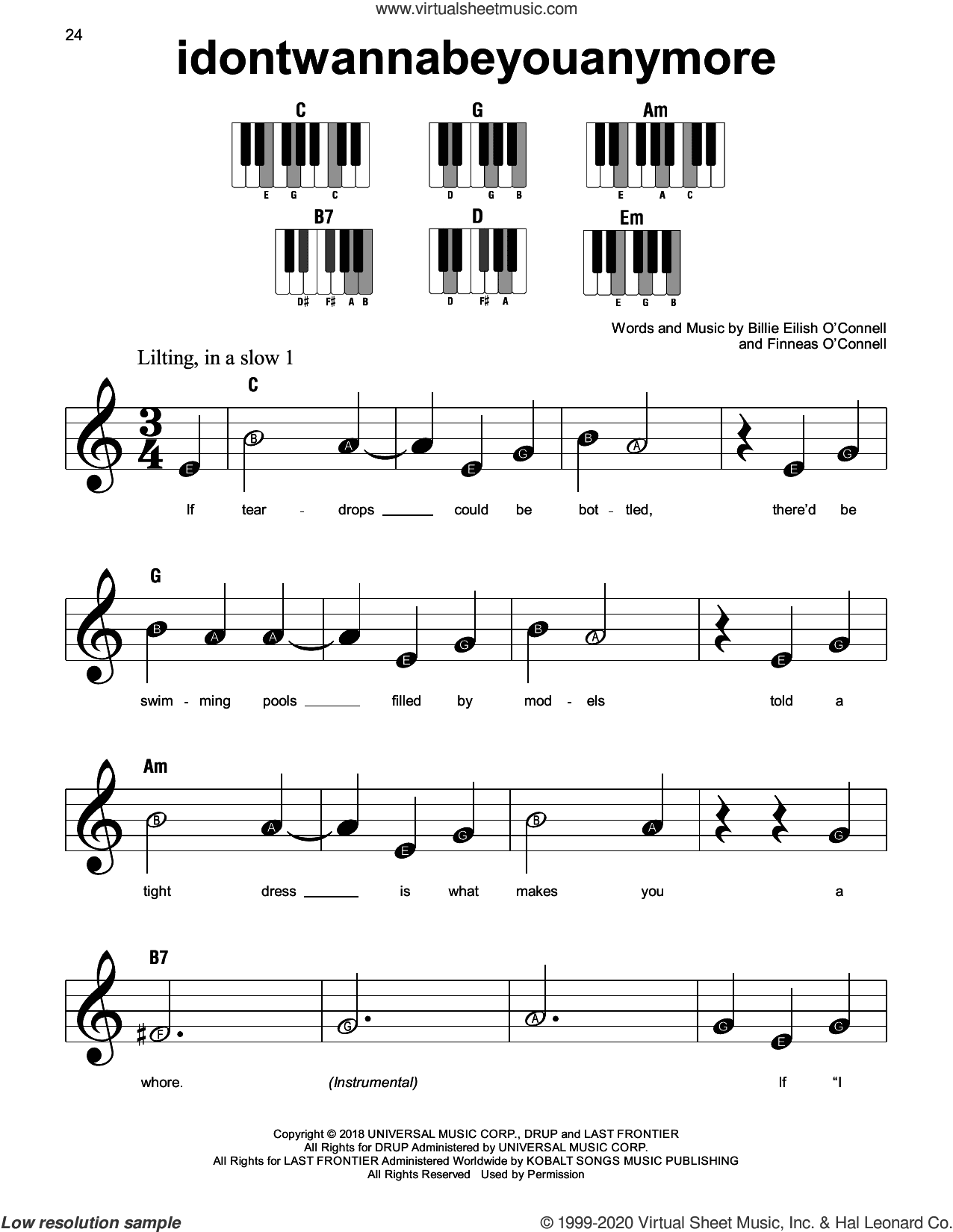 idontwannabeyouanymore, (beginner)