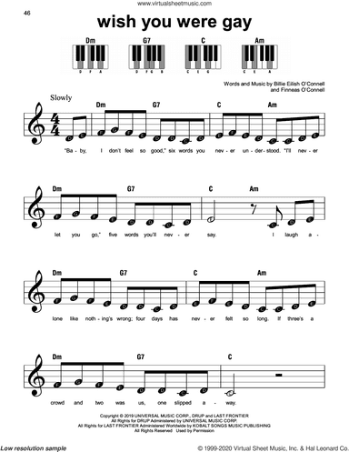 wish you were gay, (beginner)