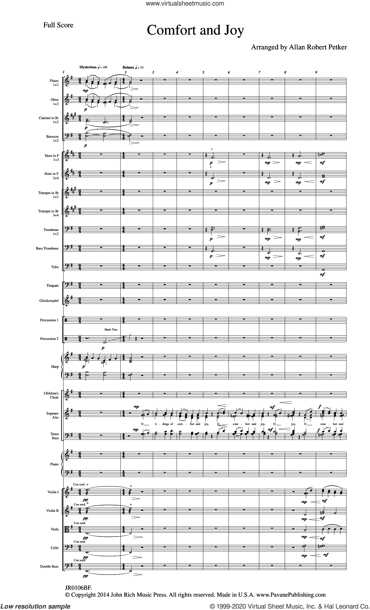 Comfort And Joy (Full Orchestration) (COMPLETE)