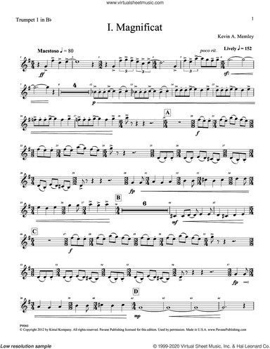 Magnificat (Brass Quintet) (Parts) (complete set of parts)