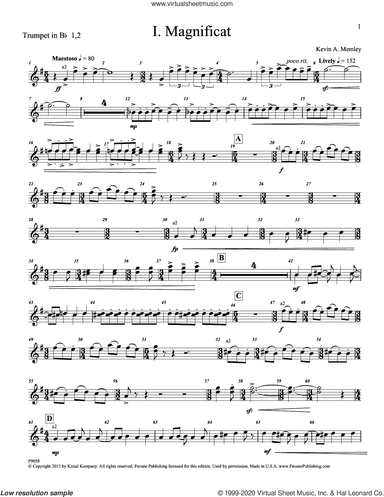 Magnificat (Brass and Percussion) (Parts)