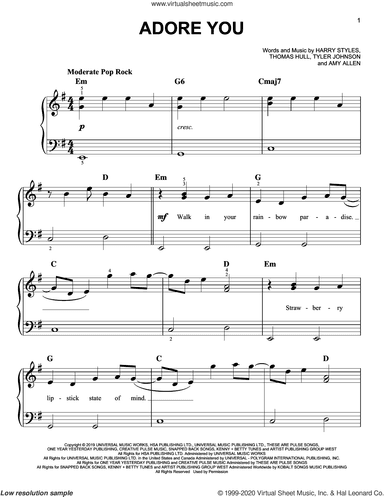 Adore You, (beginner)