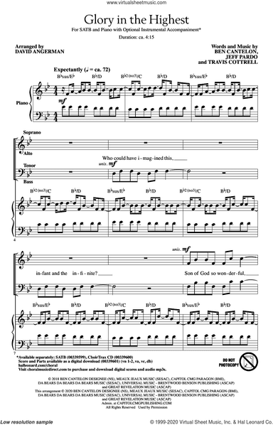 Glory In The Highest (arr. David Angerman)