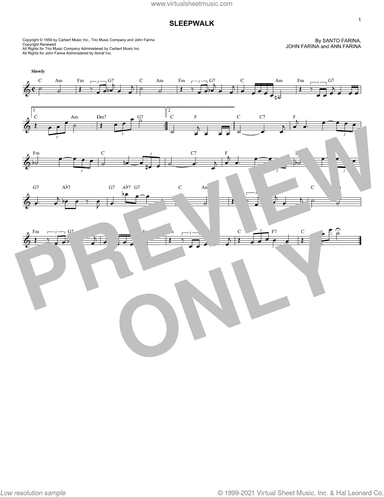 Sleepwalk (Instrumental Version)