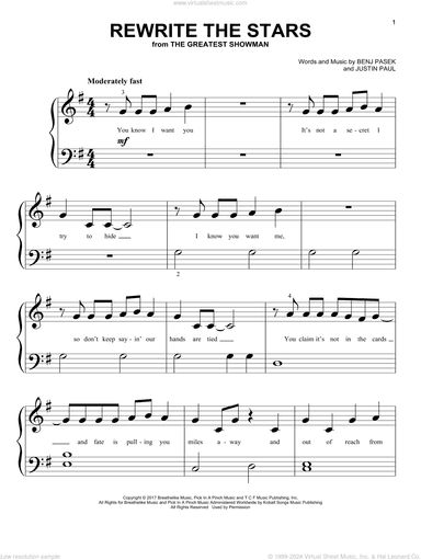 Rewrite The Stars (from The Greatest Showman)