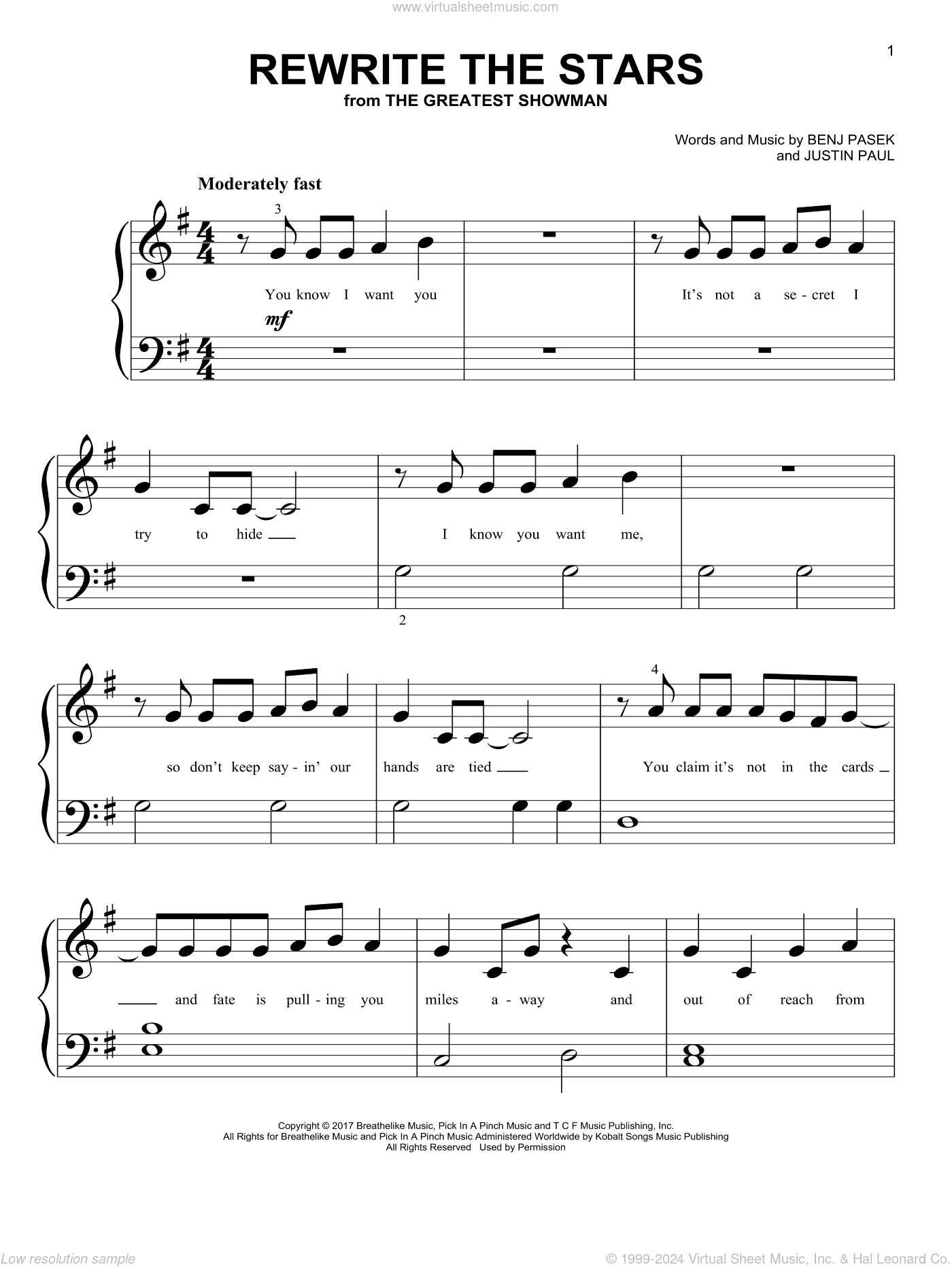 Rewrite The Stars (from The Greatest Showman)