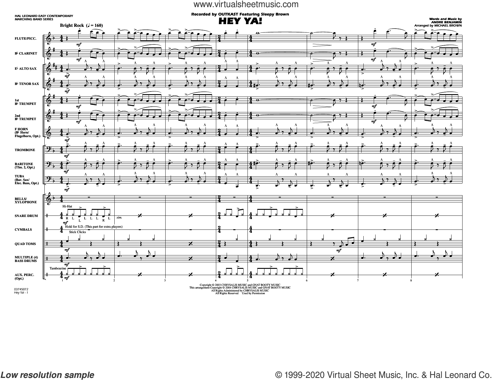 Hey Ya! (arr. Michael Brown) (COMPLETE)