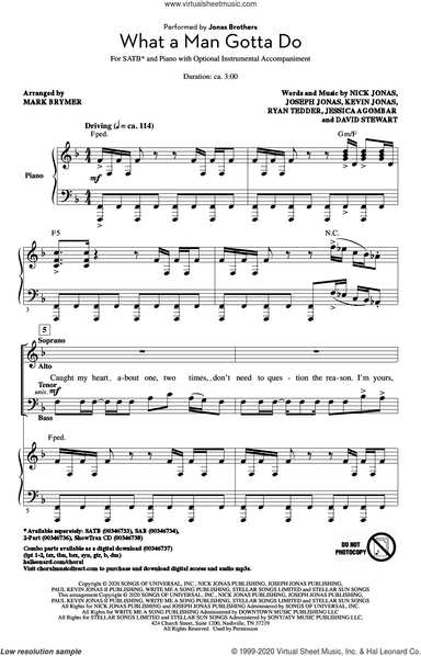 What A Man Gotta Do (arr. Mark Brymer)