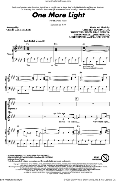 One More Light (arr. Cristi Cary Miller)