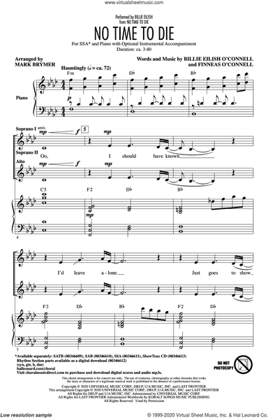 No Time To Die (arr. Mark Brymer)