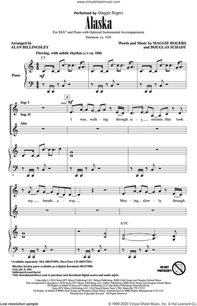 Alaska (arr. Alan Billingsley)