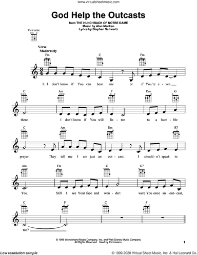 God Help The Outcasts (from The Hunchback Of Notre Dame)