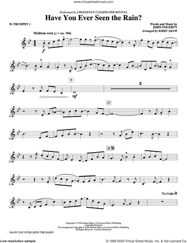Have You Ever Seen The Rain? (arr. Kirby Shaw)