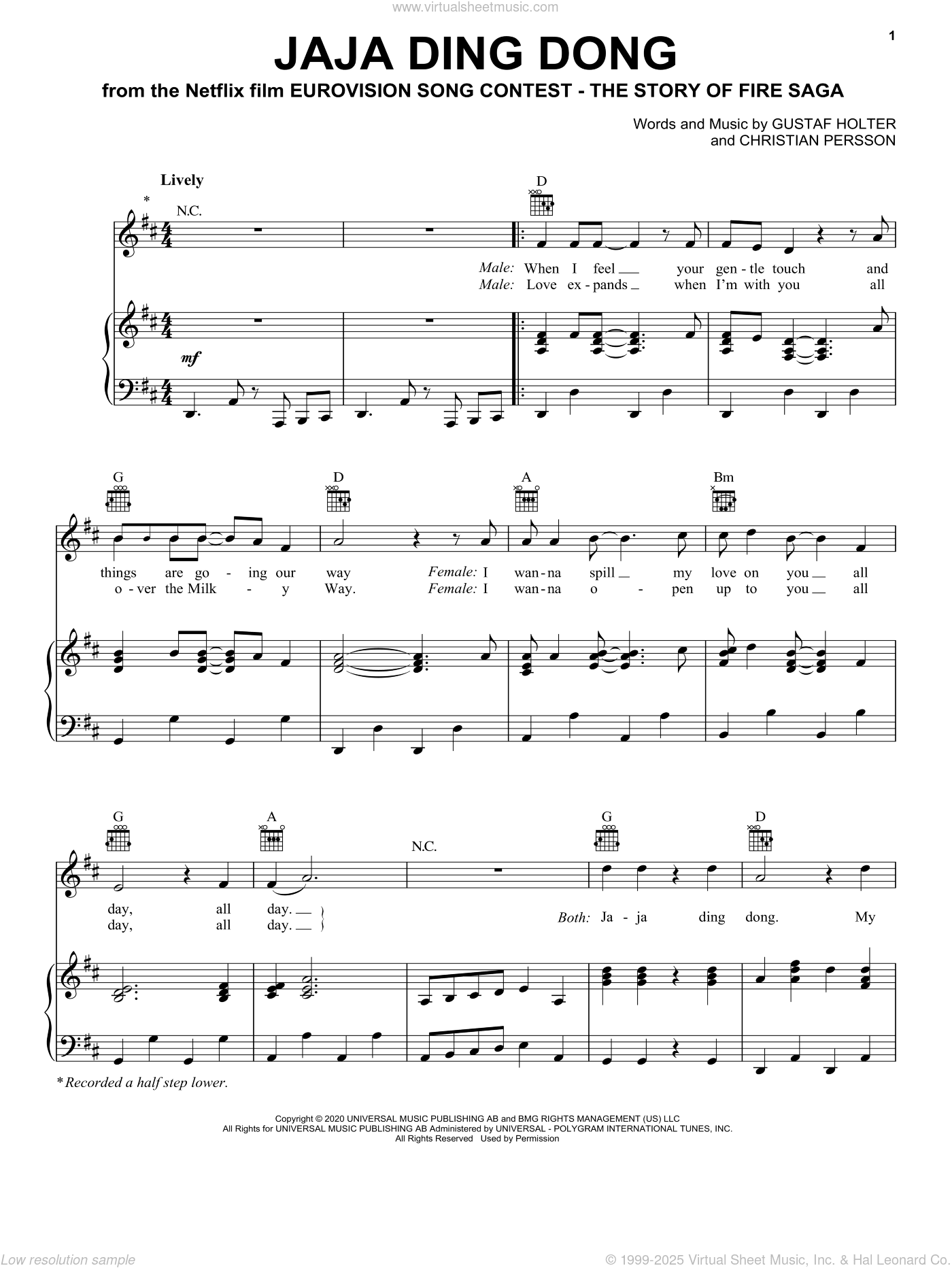 Jaja Ding Dong (from Eurovision Song Contest: The Story of Fire Saga)