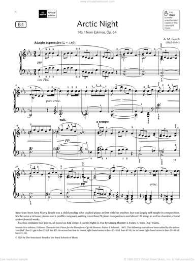 Arctic Night (Grade 5, list B1, from the ABRSM Piano Syllabus 2021 and 2022)