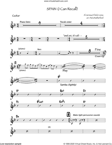 (I Can Recall) Spain (arr. Paris Rutherford)