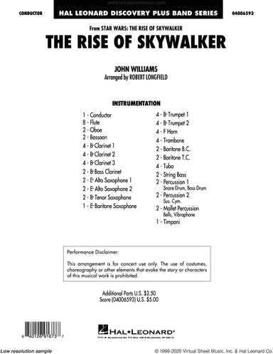 The Rise of Skywalker (from Star Wars: The Rise of Skywalker) (arr. Robert Longfield)