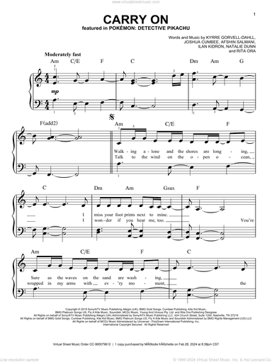 Carry On (from Pokemon: Detective Pikachu)
