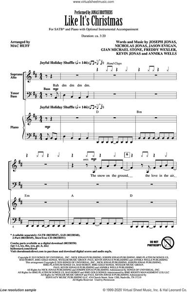 Like It's Christmas (arr. Mac Huff)