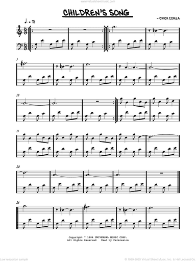Children's Song No. 1