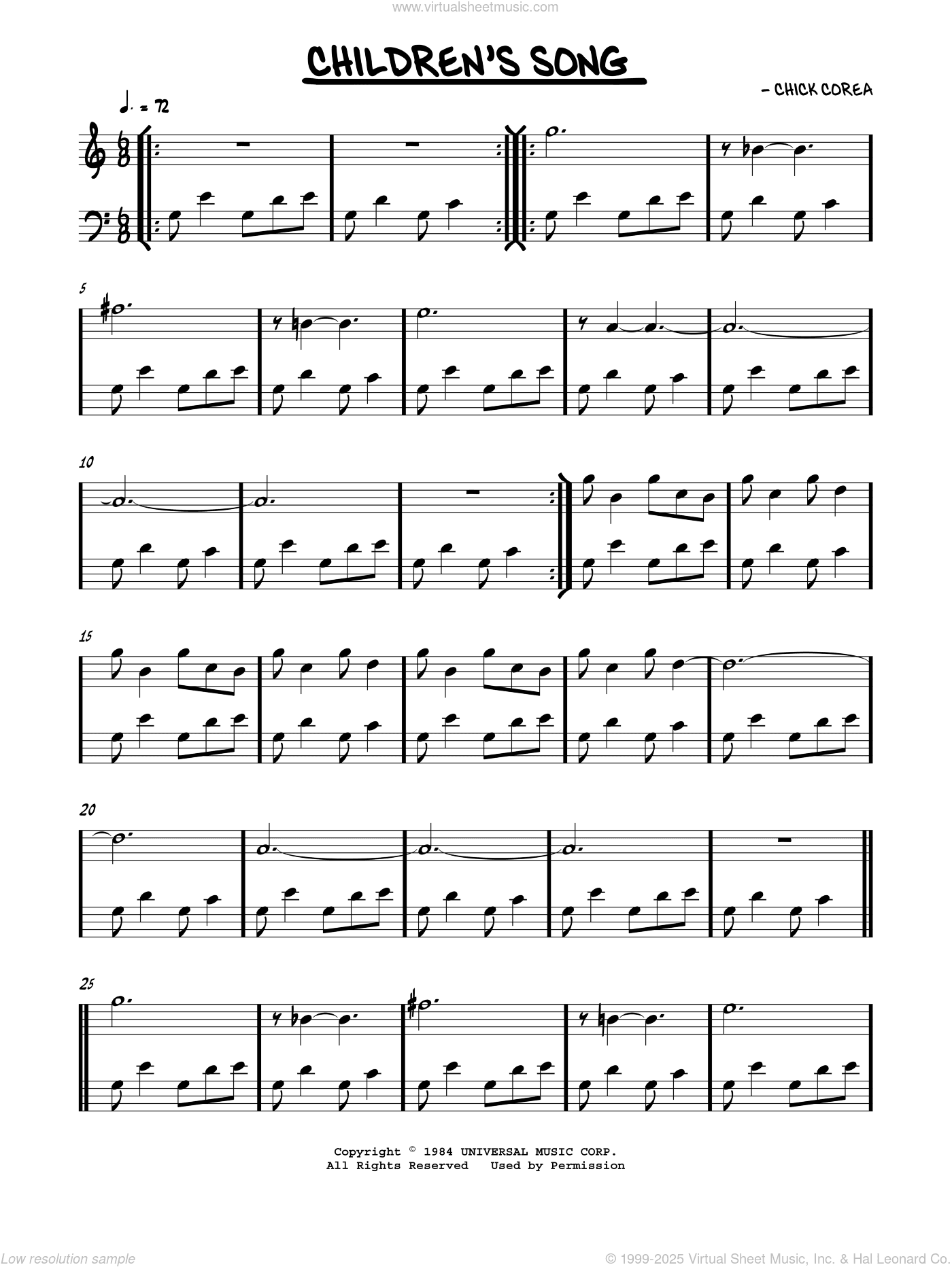 Children's Song No. 1