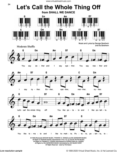 Let's Call The Whole Thing Off (from Shall We Dance)