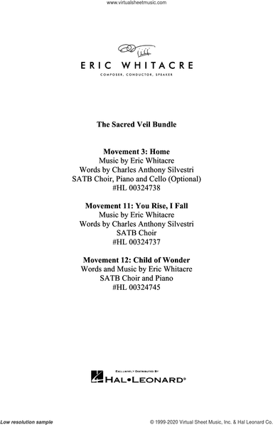 The Sacred Veil Bundle ("Home," "You Rise, I Fall" and "Child of Wonder")