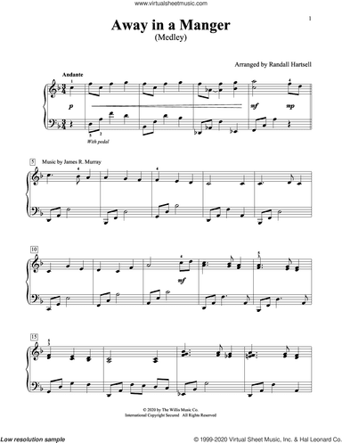 Away In A Manger (Medley) (arr. Randall Hartsell)