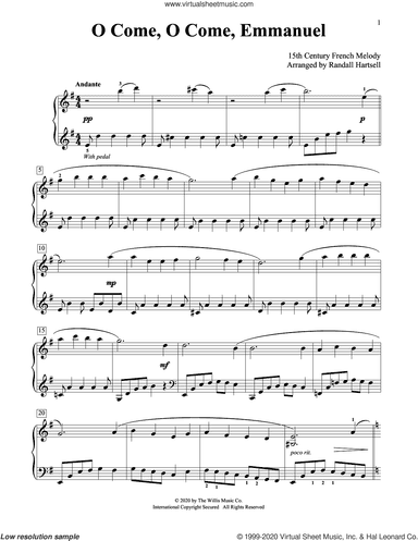 O Come, O Come, Emmanuel (arr. Randall Hartsell)