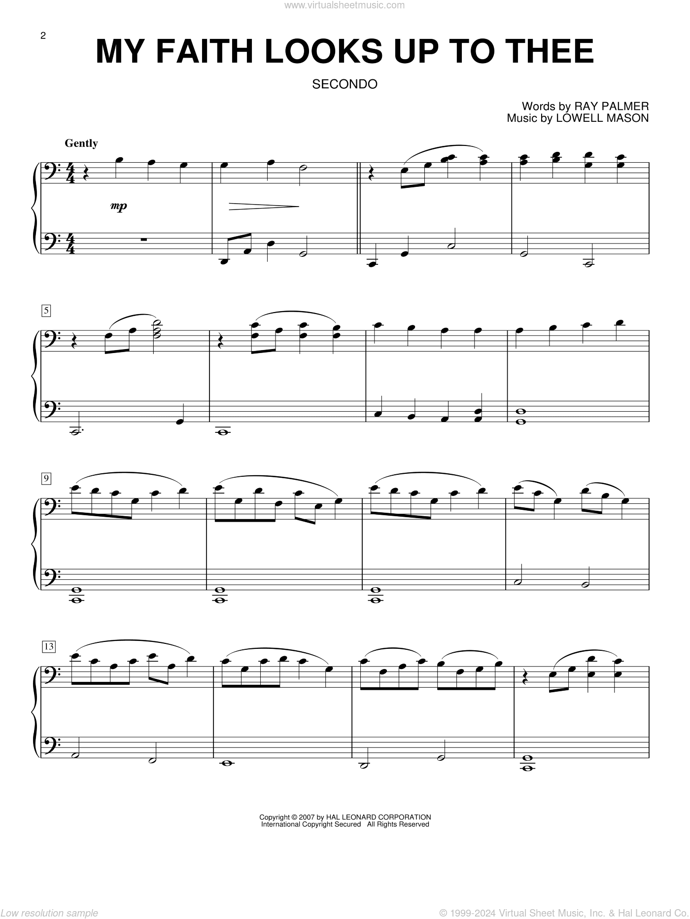 My Faith Looks Up To Thee (arr. Larry Moore)