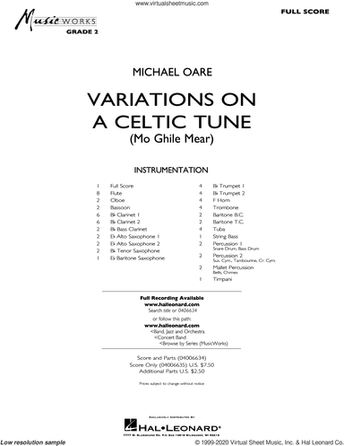 Variations on a Celtic Tune (Mo Ghile Mear)
