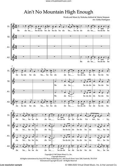 Ain't No Mountain High Enough (arr. Gitika Partington)
