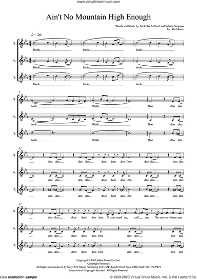 Ain't No Mountain High Enough (arr. Abi Moore)