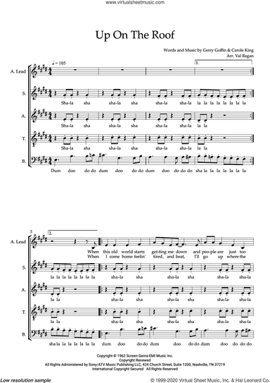 Up On the Roof (arr. Val Regan)