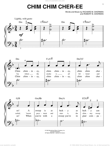 Chim Chim Cher-ee (from Mary Poppins)